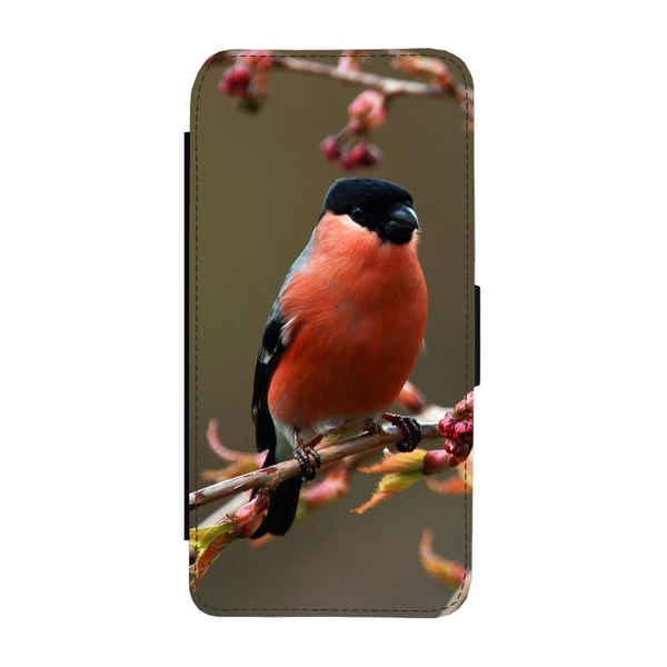 Bullfinch, flipdeksel med unikt motiv, mobiletui med stativfunksjon Til Samsung Galaxy S9