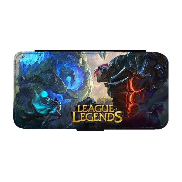 LOL League of Legends Samsung Galaxy S9, flipdeksel med unikt motiv, mobiletui med stativfunksjon