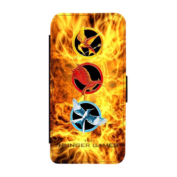 Til Samsung Galaxy S8+: The Hunger Games, flipdeksel med unikt motiv, mobiletui med stativfunksjon