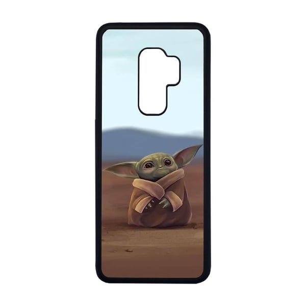 Til Samsung Galaxy S9+: Baby Yoda, mobildeksel med unikt motiv, beskyttende cover