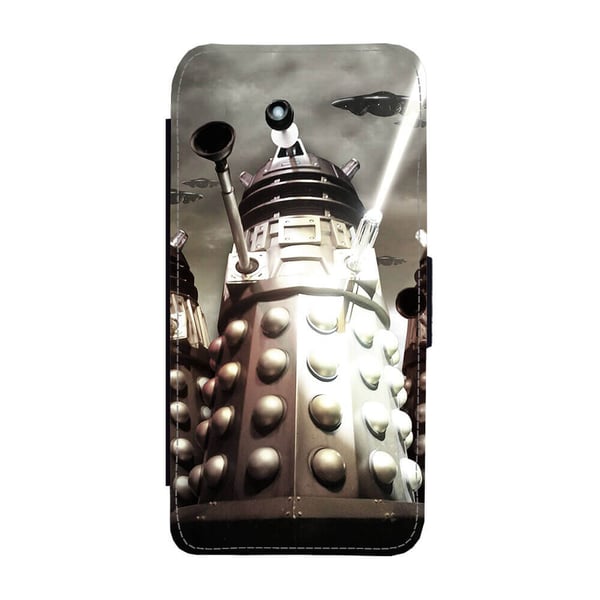 Til Samsung Galaxy S8: Doctor Who Dalek, flipdeksel med unikt motiv, mobiletui med stativfunksjon