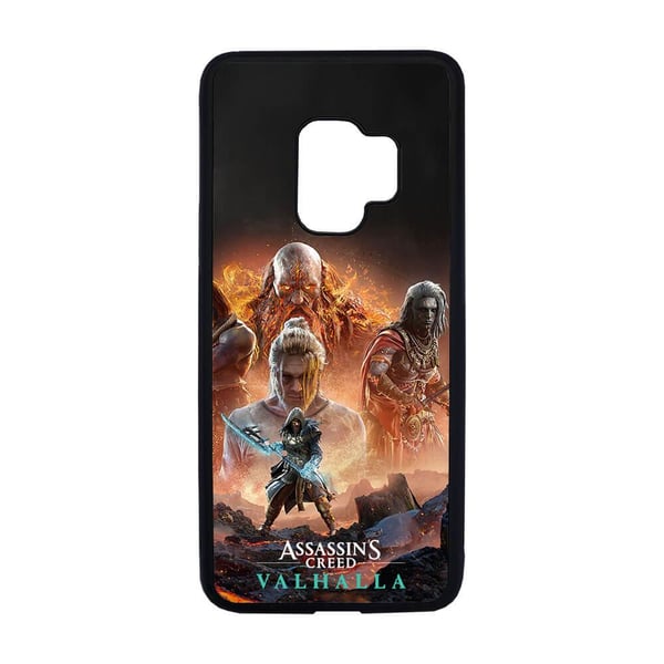 Til Samsung Galaxy S9: Game Assassin's Creed Valhalla, mobildeksel med unikt motiv, beskyttende cover