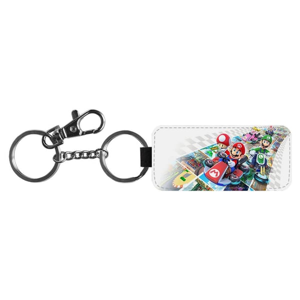 Nøkkelring: Mario Kart, stilrent anheng med levende og unikt design