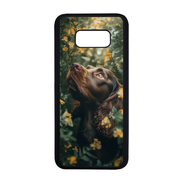 Til Samsung Galaxy S8: Hund Engelsk Cocker Spaniel, mobildeksel med unikt motiv, beskyttende cover