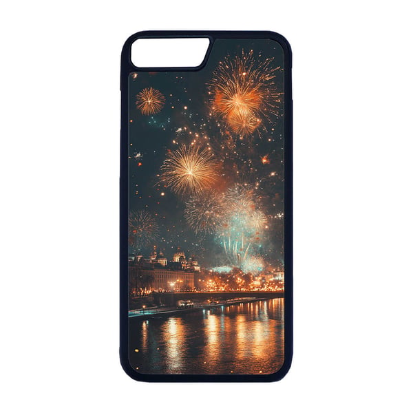 Til iPhone 7 Plus / 8 Plus: Nytår, mobilcover med unikt motiv, beskyttende cover