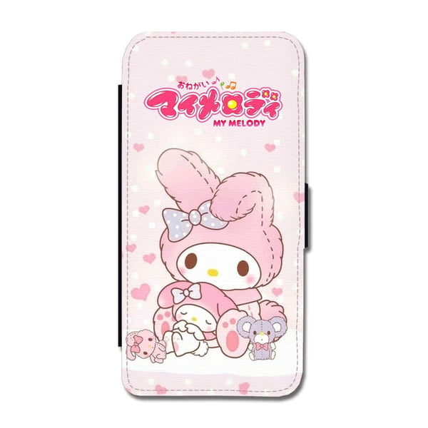 Til Samsung Galaxy S8+: My Melody, flipdeksel med unikt motiv, mobiletui med stativfunksjon