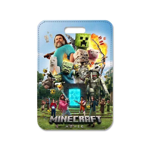 Taskevedhæng: A Minecraft Movie, stilrent taskepynt med levende og unikt design, perfekt til håndtasken eller rygsækken
