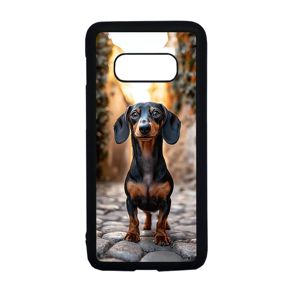 Til Samsung Galaxy S8: Dachshund, mobildeksel med unikt motiv, beskyttende cover