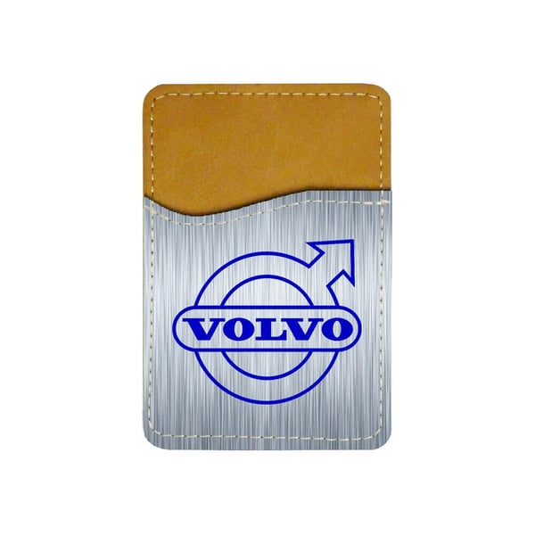 Selvklebende kortholder til mobil (Universell): Volvo, kortlomme med levende og unikt design til telefonen