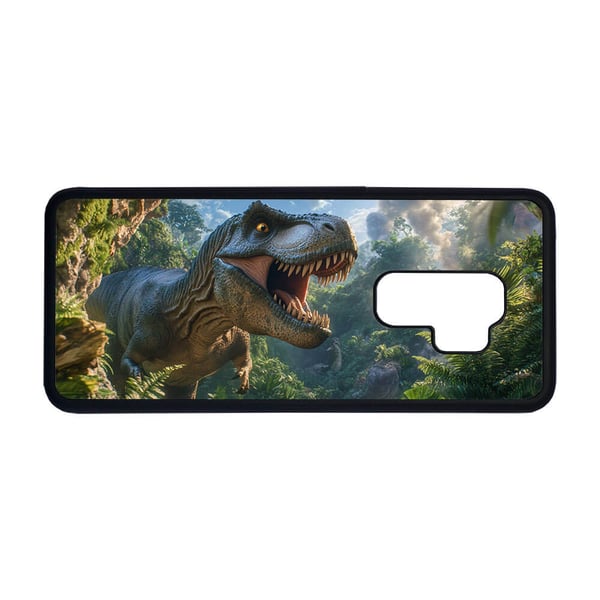 Til Samsung Galaxy S9+: Dinosaur T-Rex Tyrannosaurus Rex, mobildeksel med unikt motiv, beskyttende cover