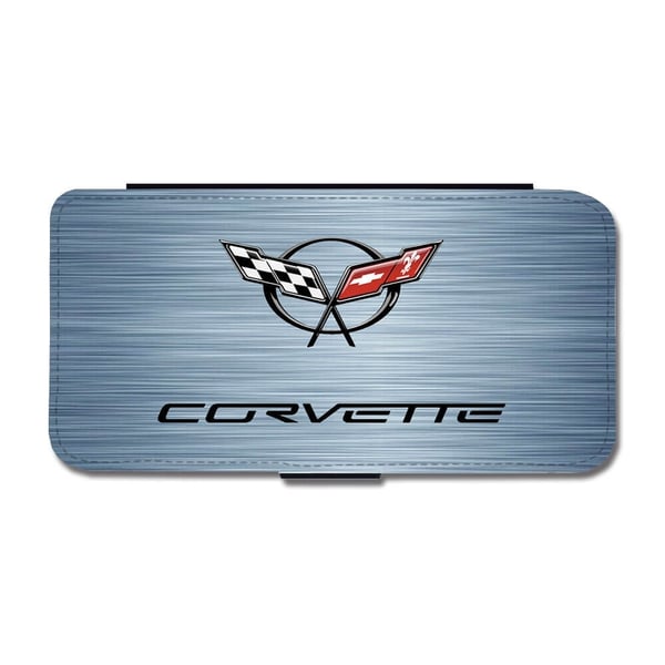 Til Samsung Galaxy S8+: Chevrolet Corvette, flipdeksel med unikt motiv, mobiletui med stativfunksjon
