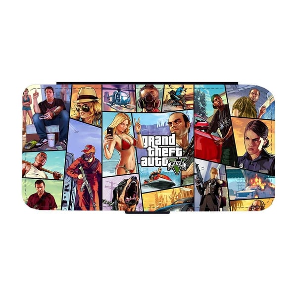 Spill Grand Theft Auto Samsung Galaxy S9, flipdeksel med unikt motiv, mobiletui med stativfunksjon