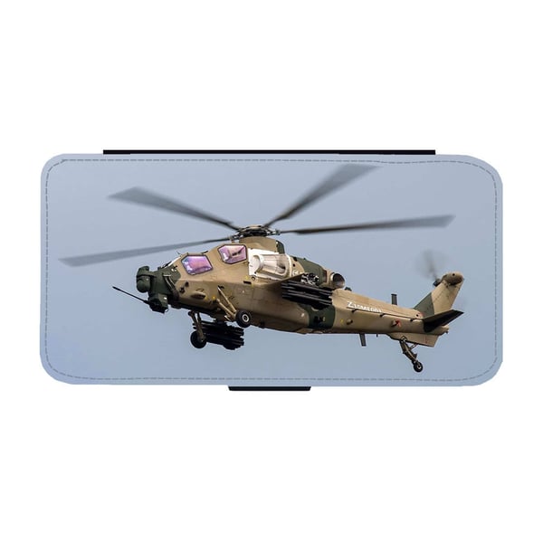 Til Samsung Galaxy S8: CAIC Z-10 Attack Helicopter, flipdeksel med unikt motiv, mobiletui med stativfunksjon