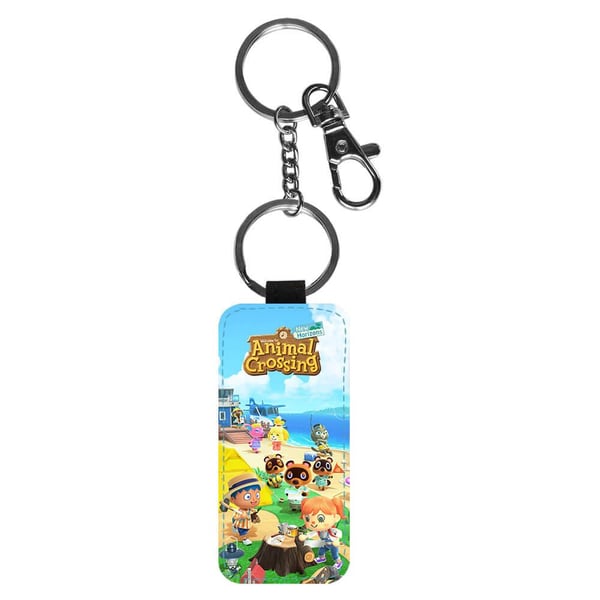 Avaimenperä: Animal Crossing New Horizons, tyylikäs riipus, jossa on eloisa ja uniikki kuvio