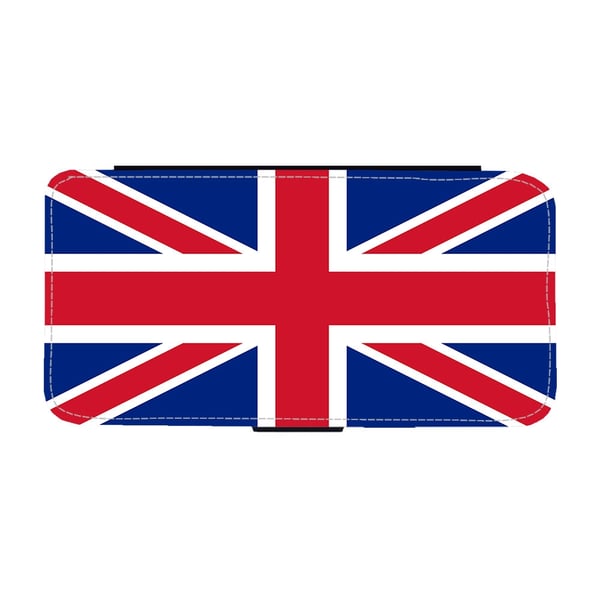 Til Samsung Galaxy S8: The Union Jack Flag, flipdeksel med unikt motiv, mobiletui med stativfunksjon