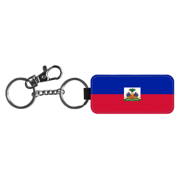 Avaimenperä: Flag of Haiti -Haiti Flag, tyylikäs riipus, jossa on eloisa ja uniikki kuvio Avaimenperä: Flag of Haiti -Haiti Flag, tyylikäs riipus, jossa on eloisa ja uniikki kuvio