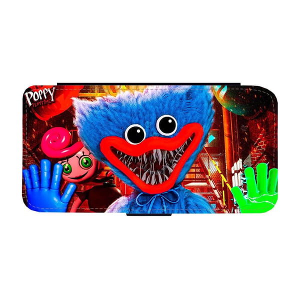 Til Samsung Galaxy S8: Poppy Playtime, flipdeksel med unikt motiv, mobiletui med stativfunksjon