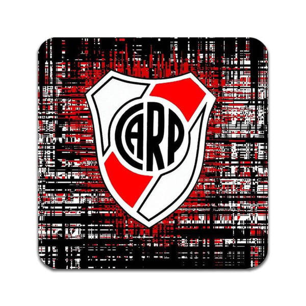 Glassunderlag (2-pakning): River Plate, stilrene underlag med unike og livlige motiver