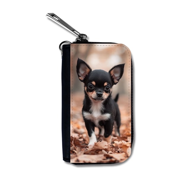 Auton avainkotelo: Koira Chihuahua, suojaava kotelo eloisalla ja uniikilla kuviolla Auton avainkotelo: Koira Chihuahua, suojaava kotelo eloisalla ja uniikilla kuviolla