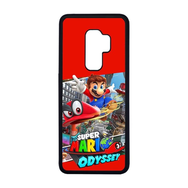 Til Samsung Galaxy S9+: Super Mario Odyssey, mobildeksel med unikt motiv, beskyttende cover