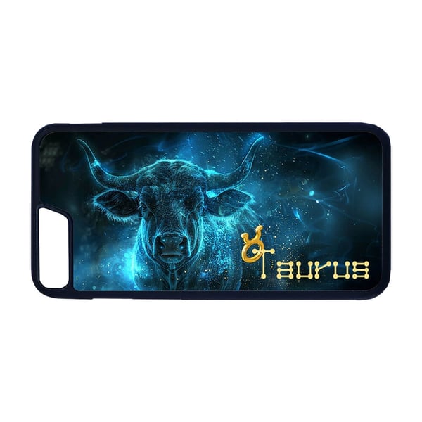 Til iPhone 7 Plus / 8 Plus: Stjernetegn Tyr, mobilcover med unikt motiv, beskyttende cover