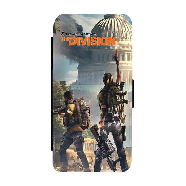 Til Samsung Galaxy S8+: Tom Clancys The Division, flip-cover med unikt motiv, mobilcover med standerfunktion