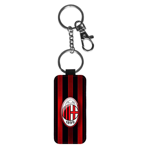 Nyckelring: AC Milan, stilrent hängsmycke med livfull och unikt design