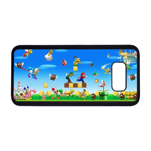 Til Samsung Galaxy S8+: Super Mario, mobildeksel med unikt motiv, beskyttende cover