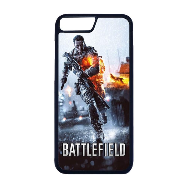 iPhone 7 Plus / 8 Plus -malliin: Battlefield, suojakuori uniikilla kuviolla, kestävä kännykänkuori