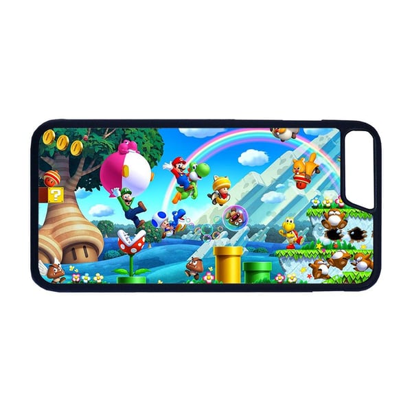 Till iPhone 7 Plus / 8 Plus: Super Mario Bros, mobilskal med unikt motiv, skyddande skal