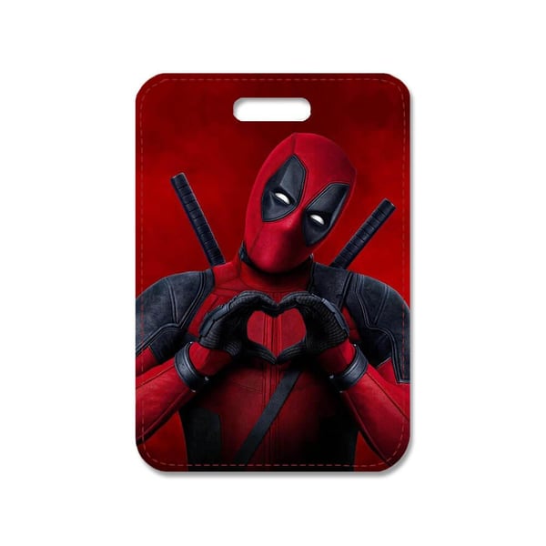 Taskevedhæng: Deadpool, stilrent taskepynt med levende og unikt design, perfekt til håndtasken eller rygsækken
