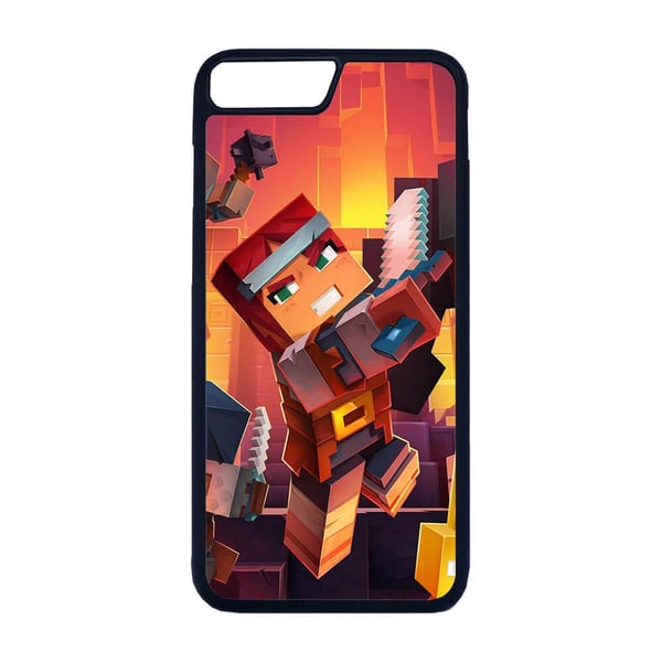 iPhone 7 Plus / 8 Plus -malliin: Minecraft Dungeos, suojakuori uniikilla kuviolla, kestävä kännykänkuori iPhone 7 Plus / 8 Plus -malliin: Minecraft Dungeos, suojakuori uniikilla kuviolla, kestävä kännykänkuori