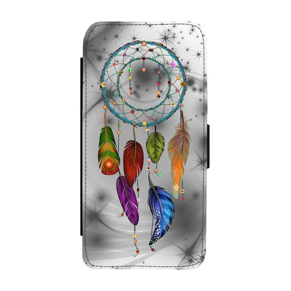 Dreamcatcher, flipdeksel med unikt motiv, mobiletui med stativfunksjon Til Samsung Galaxy S9