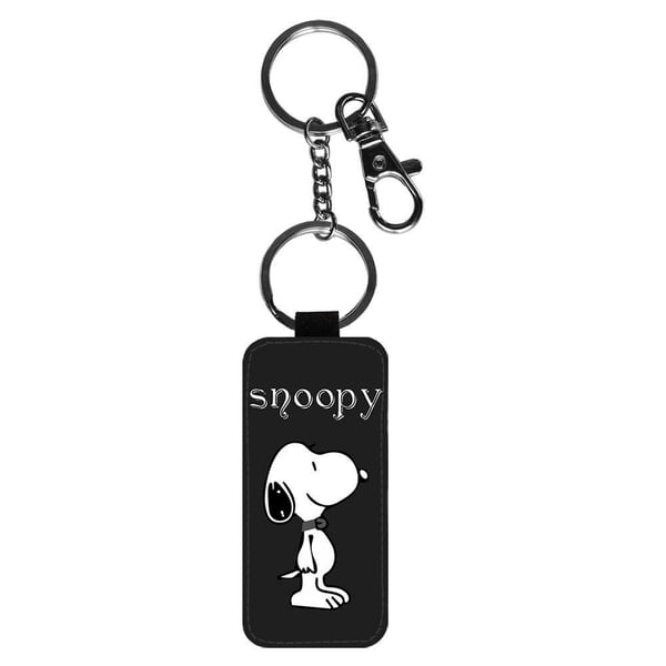 Nøglering: Snoopy, stilrent vedhæng med  levende og unikt design