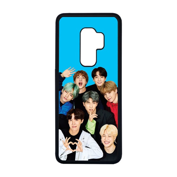 Til Samsung Galaxy S9+: BTS the Bangtan Boys, mobilcover med unikt motiv, beskyttende cover