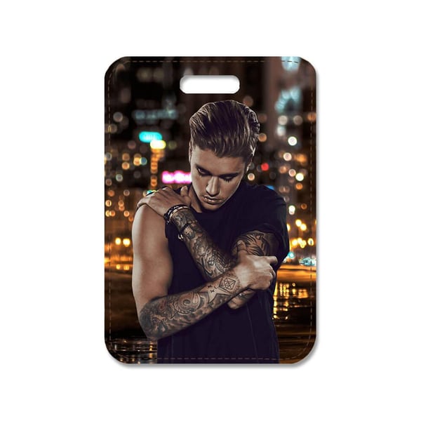 Taskevedhæng: Justin Bieber, stilrent taskepynt med levende og unikt design, perfekt til håndtasken eller rygsækken