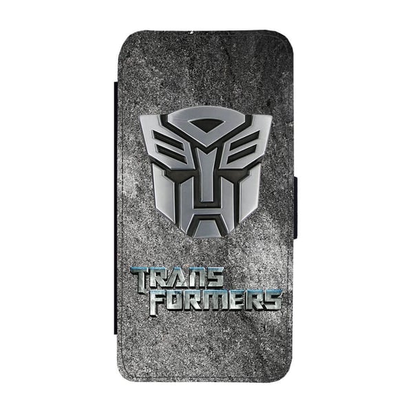 Til Samsung Galaxy S8: Transformers Autobots, flipdeksel med unikt motiv, mobiletui med stativfunksjon