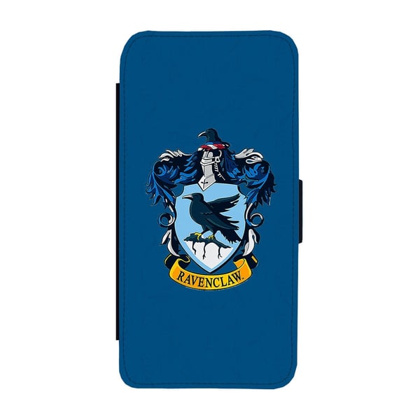 Til Samsung Galaxy S9: Harry Potter Ravenclaw, flip-cover med unikt motiv, mobilcover med standerfunktion