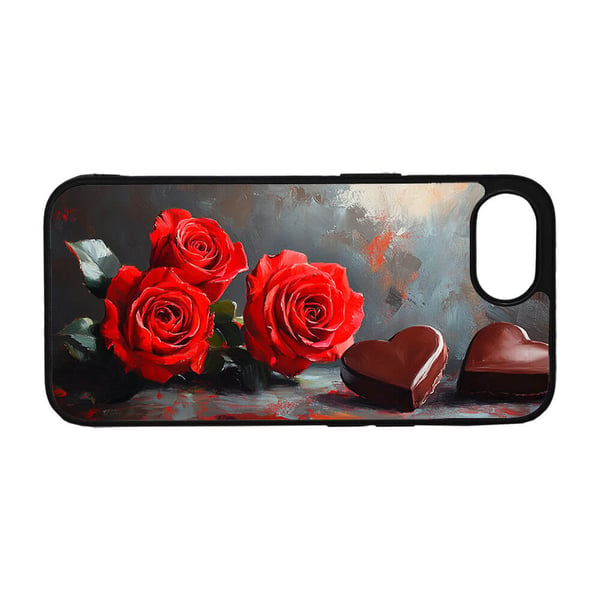 Valentinsdag Oljemaleri iPhone SE 5G Mobiltelefon Deksel