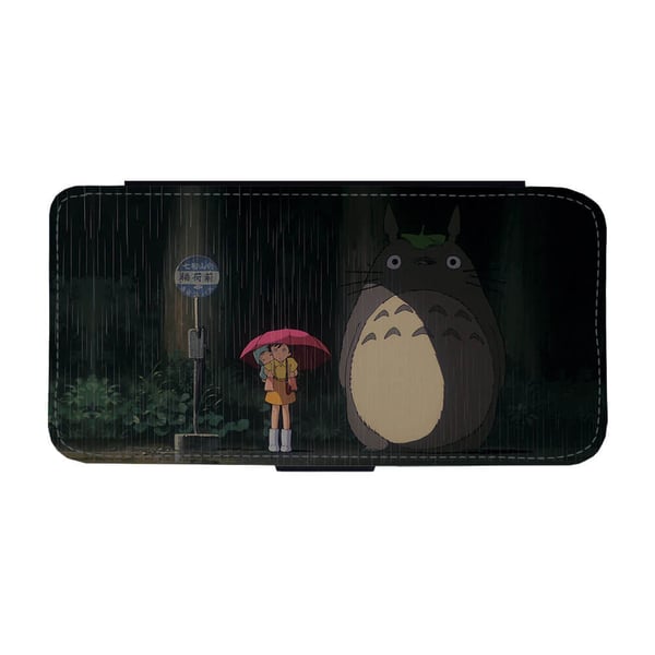 Til Samsung Galaxy S8: Totoro, flip-cover med unikt motiv, mobilcover med standerfunktion