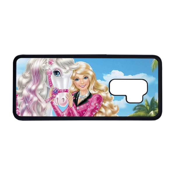 Til Samsung Galaxy S9+: Barbie Pony Tale Movie, mobildeksel med unikt motiv, beskyttende cover