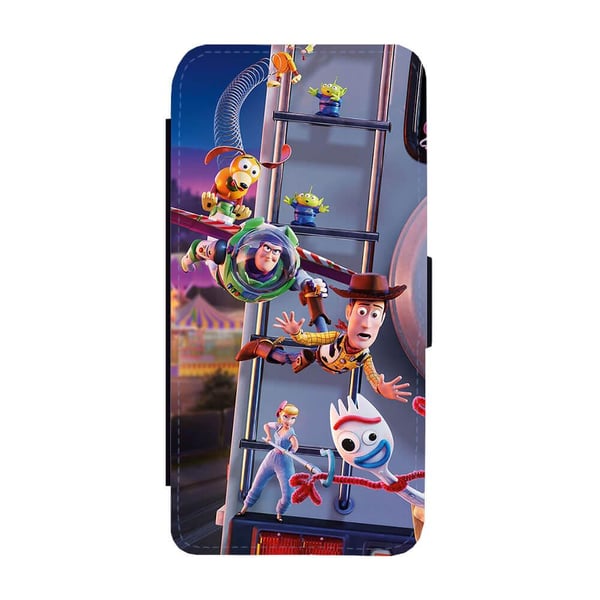 Til Samsung Galaxy S8: Toy Story 4, flipdeksel med unikt motiv, mobiletui med stativfunksjon