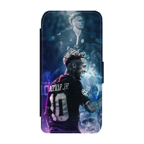 Til Samsung Galaxy S8: Neymar 2022, flipdeksel med unikt motiv, mobiletui med stativfunksjon