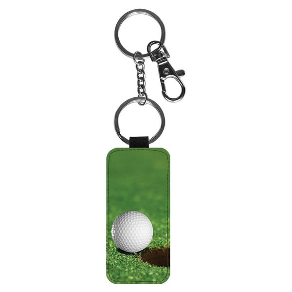Avaimenperä: Golfpallo -Sport Golf, tyylikäs riipus, jossa on eloisa ja uniikki kuvio