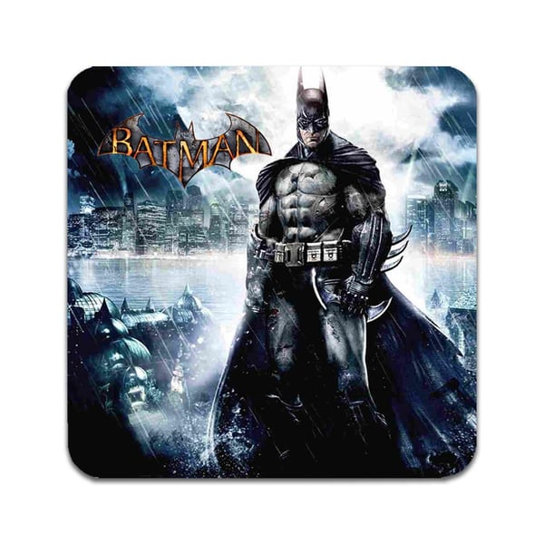 Glassunderlag (2-pakning): Batman, stilrene underlag med unike og livlige motiver