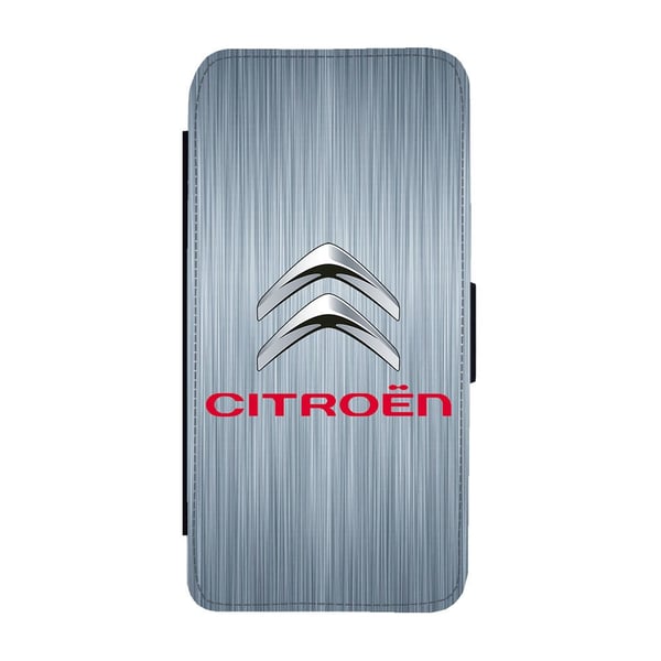Citroen 2009 Logo Samsung Galaxy S9, flipdeksel med unikt motiv, mobiletui med stativfunksjon