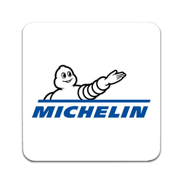 Lasinaluset (2 kpl): Michelin, tyylikkäät aluset uniikeilla ja eloisilla kuvioilla