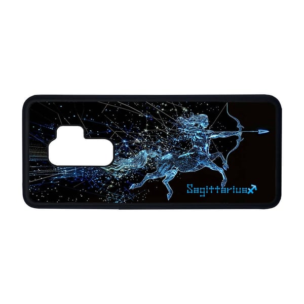 Til Samsung Galaxy S9+: Stjernetegn Skytten, mobildeksel med unikt motiv, beskyttende cover