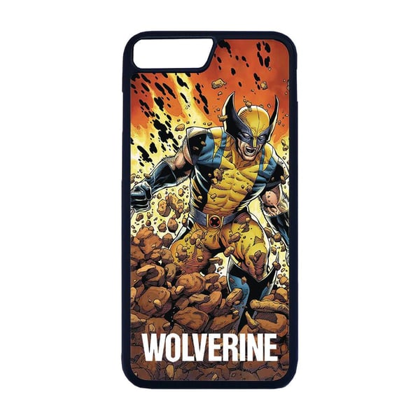 Til iPhone 7 Plus / 8 Plus: Wolverine, mobilcover med unikt motiv, beskyttende cover