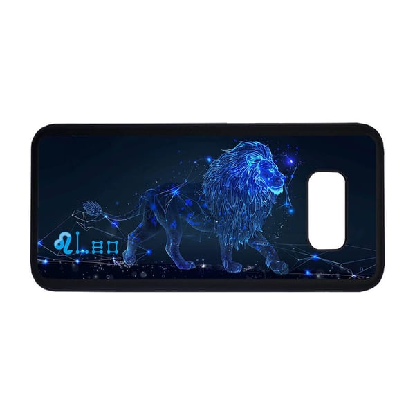 Til Samsung Galaxy S8+: Stjernetegn Løven, mobildeksel med unikt motiv, beskyttende cover